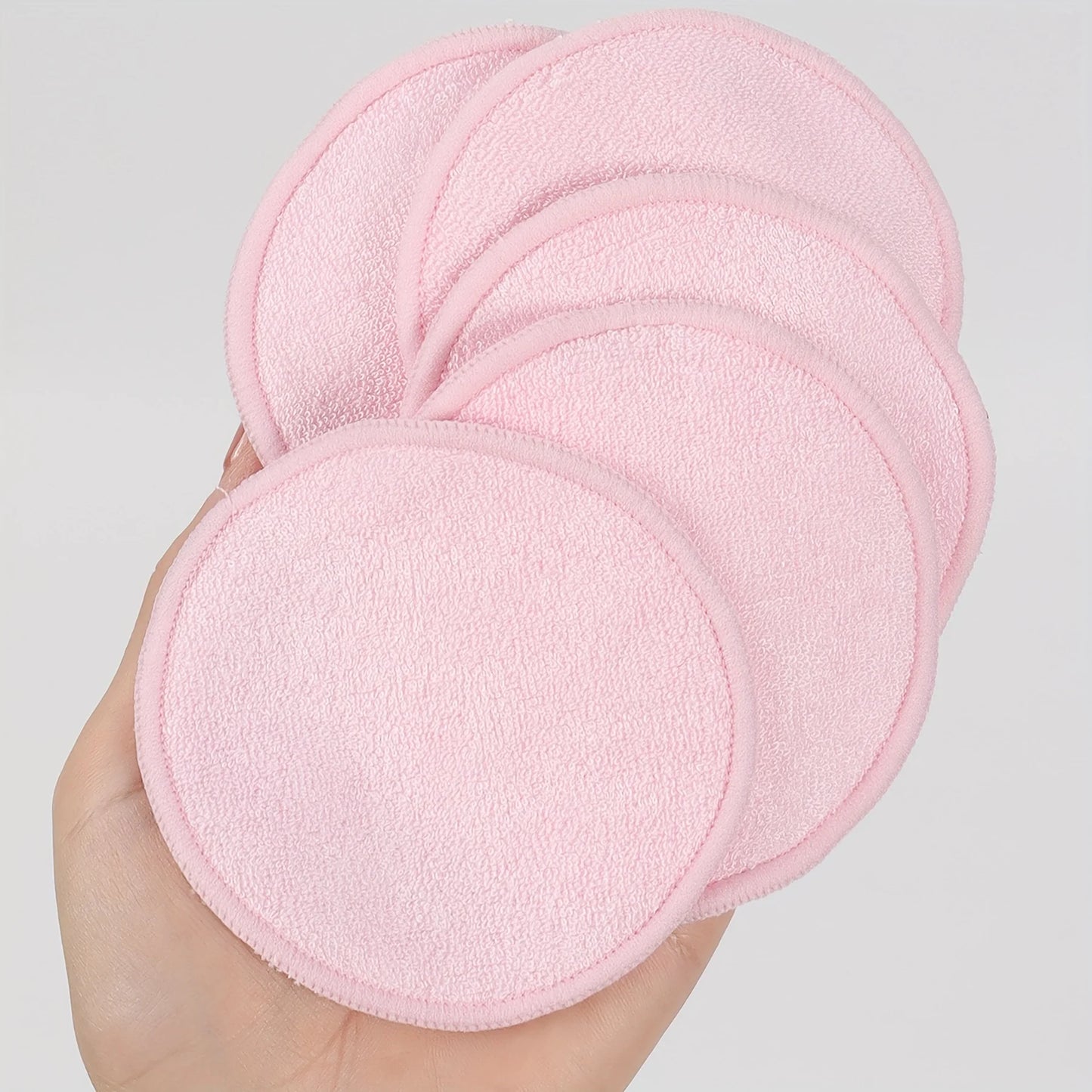 ๐ฟ Reusable Bamboo Makeup Remover Pads (10-Pack) โ Plastic-Free Skincare