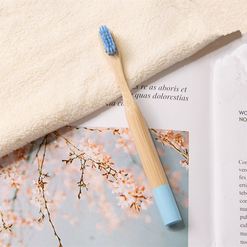 🪥 Kids Bamboo Toothbrush – Gentle, Plastic-Free Oral Care