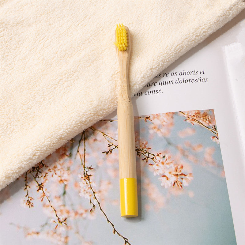 🪥 Kids Bamboo Toothbrush – Gentle, Plastic-Free Oral Care