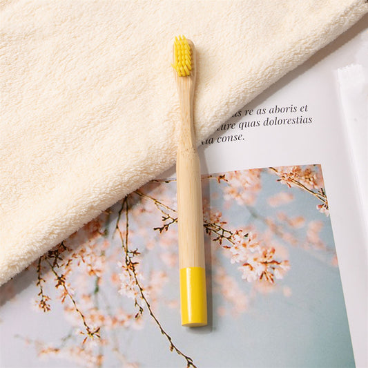 🪥 Kids Bamboo Toothbrush – Gentle, Plastic-Free Oral Care