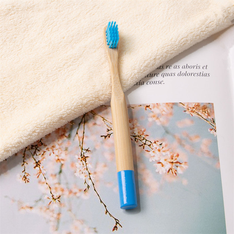 🪥 Kids Bamboo Toothbrush – Gentle, Plastic-Free Oral Care