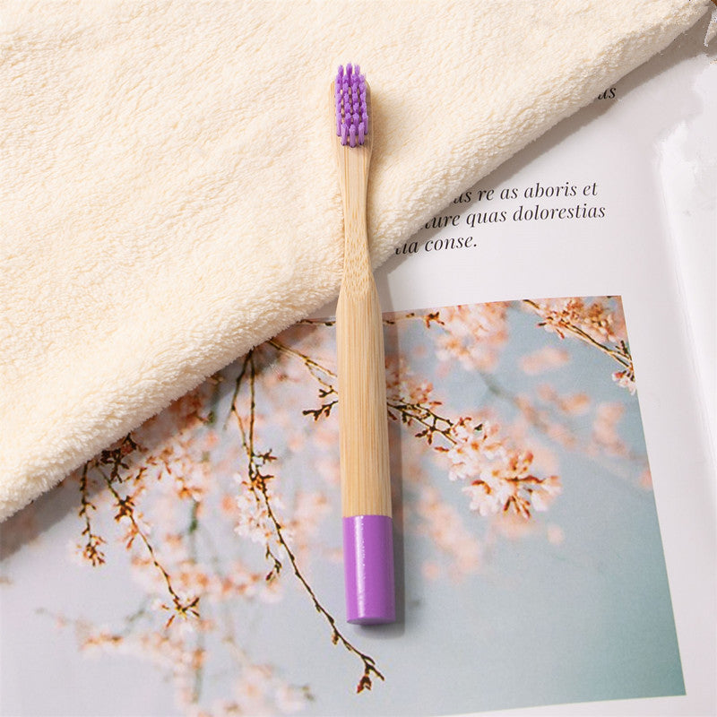 🪥 Kids Bamboo Toothbrush – Gentle, Plastic-Free Oral Care