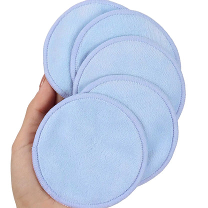 🌿 Reusable Bamboo Makeup Remover Pads (10-Pack) – Plastic-Free Skincare