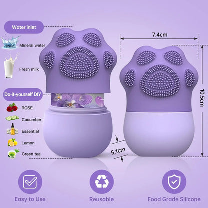 ❄️ Facial Ice Roller – Refreshing Skin Therapy & Natural Glow Tool