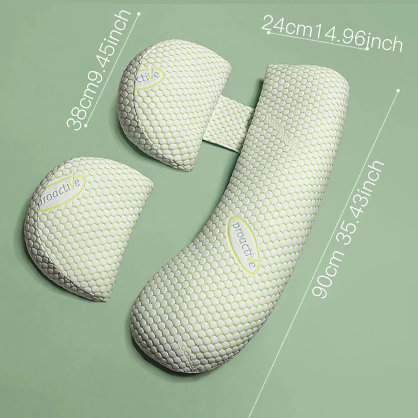 🌙 Cojín Ergonómico de Maternidad – Descanso y Soporte Total