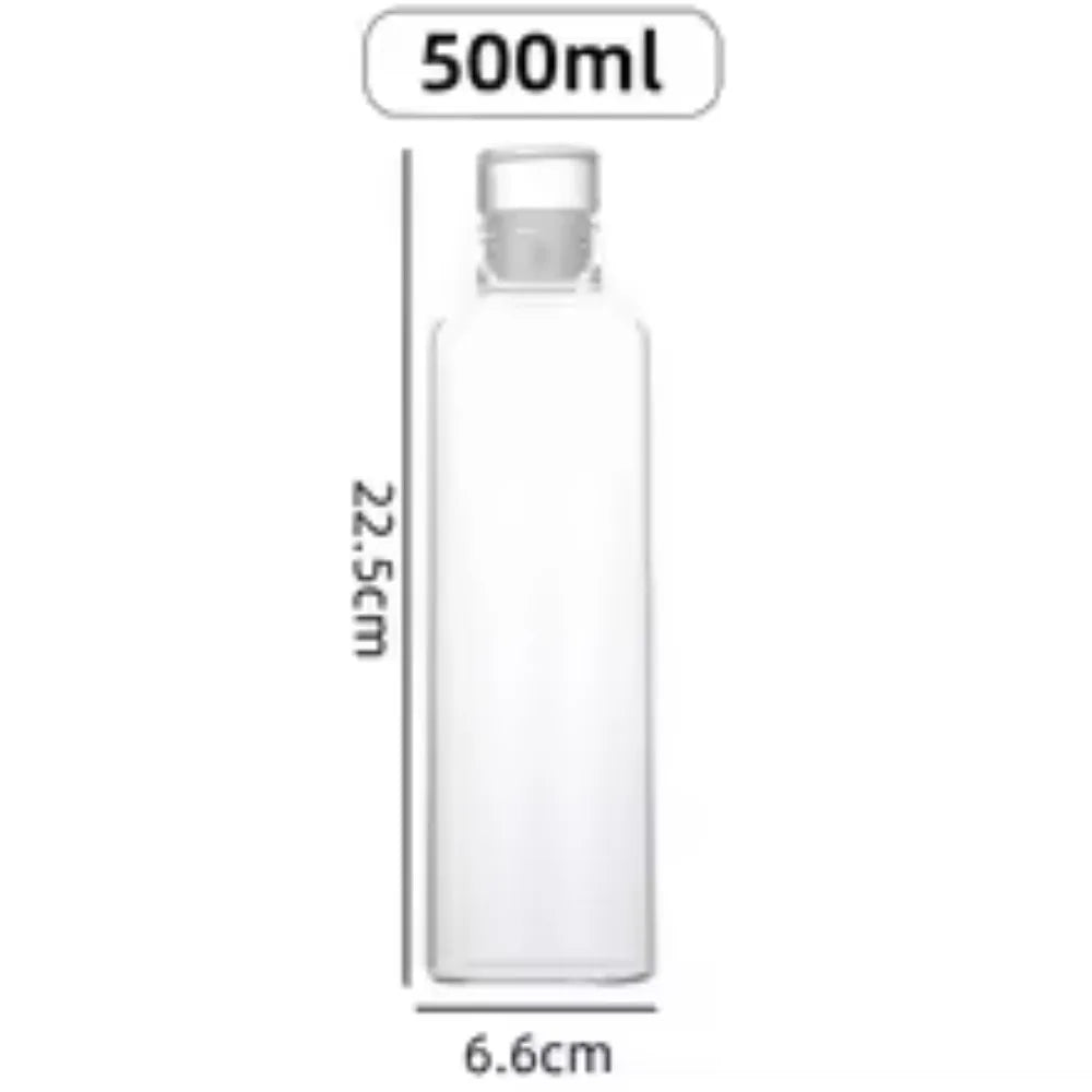 💧 Glass Water Bottle – Reusable & Plastic-Free Hydration