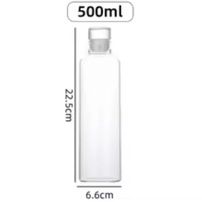 💧 Glass Water Bottle – Reusable & Plastic-Free Hydration