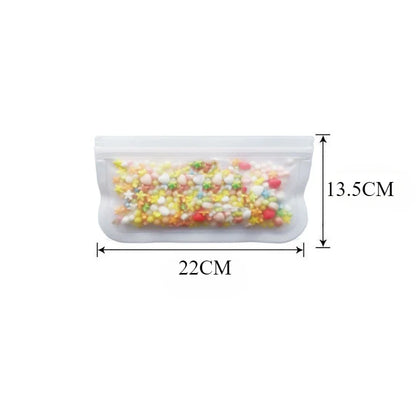 🌿 Reusable Food Storage Bags – Leakproof, BPA-Free & Plastic-Free Alternative