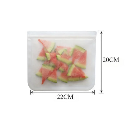 🌿 Reusable Food Storage Bags – Leakproof, BPA-Free & Plastic-Free Alternative