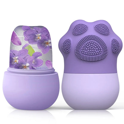 ❄️ Facial Ice Roller – Refreshing Skin Therapy & Natural Glow Tool